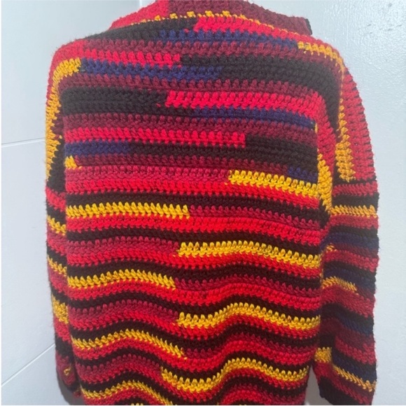 Multicolor Striped Women's Sweater - Picture 3 of 4